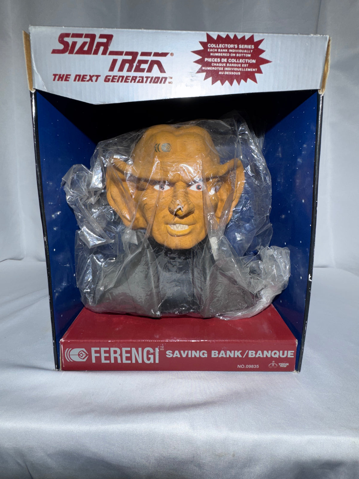 1993 Star Trek: The Next Generation Ferengi Bust Bank – Thinkway Toys – Collector’s Series
