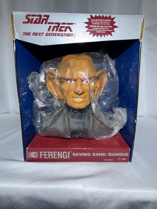 1993 Star Trek: The Next Generation Ferengi Bust Bank – Thinkway Toys – Collector’s Series