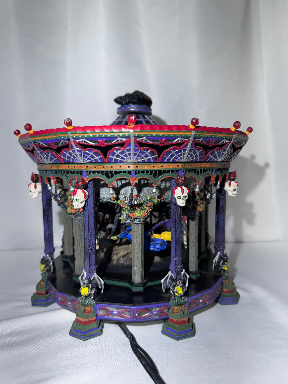 Department 56 Snow Village Halloween Ghostly Carousel #56.55317 – Retired 2002–2005