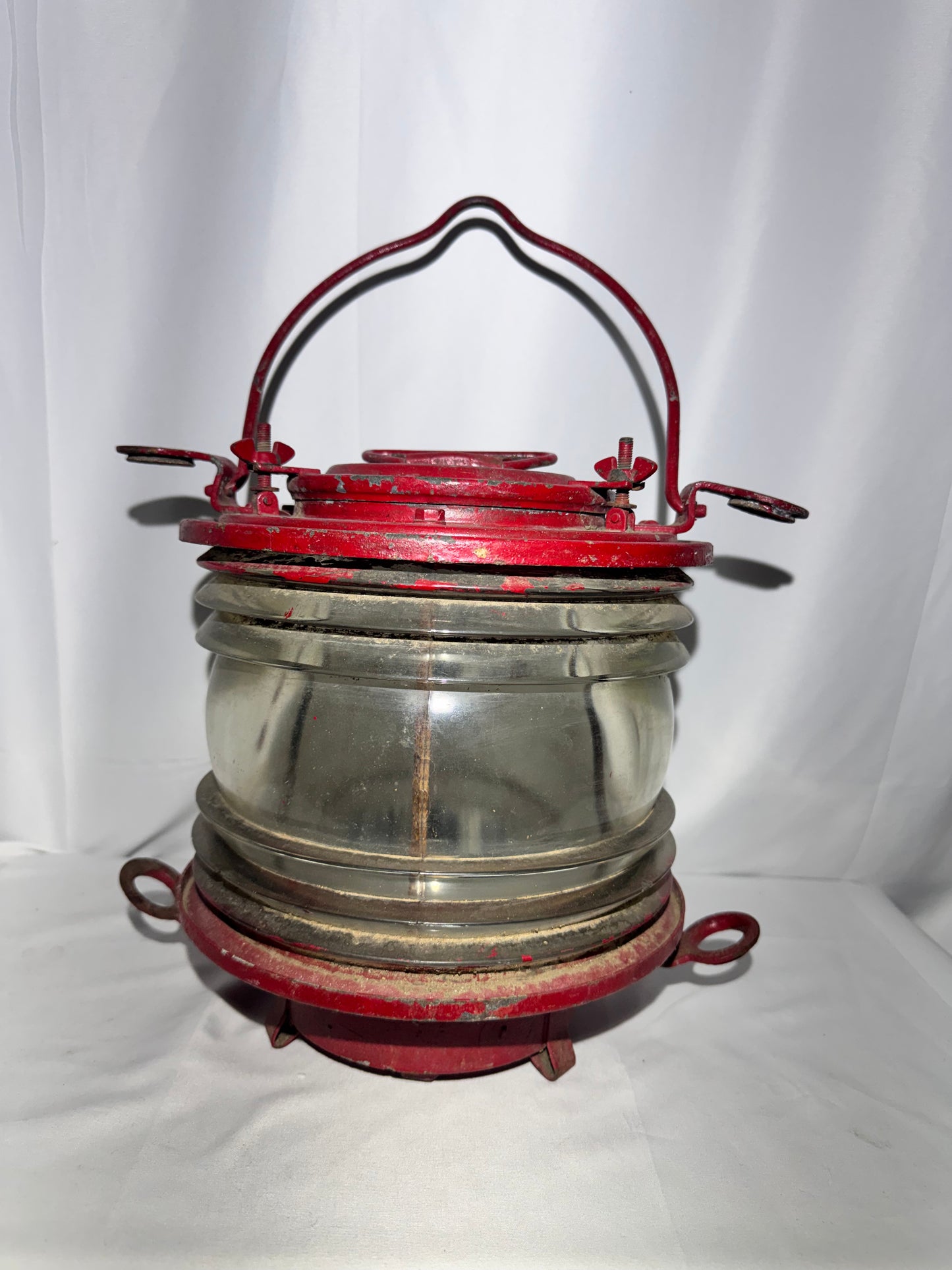 Vintage Nippon Sento Nautical Marine Oil Lantern – Made in GDR – Schiffslaternenwerk Ueckermünde