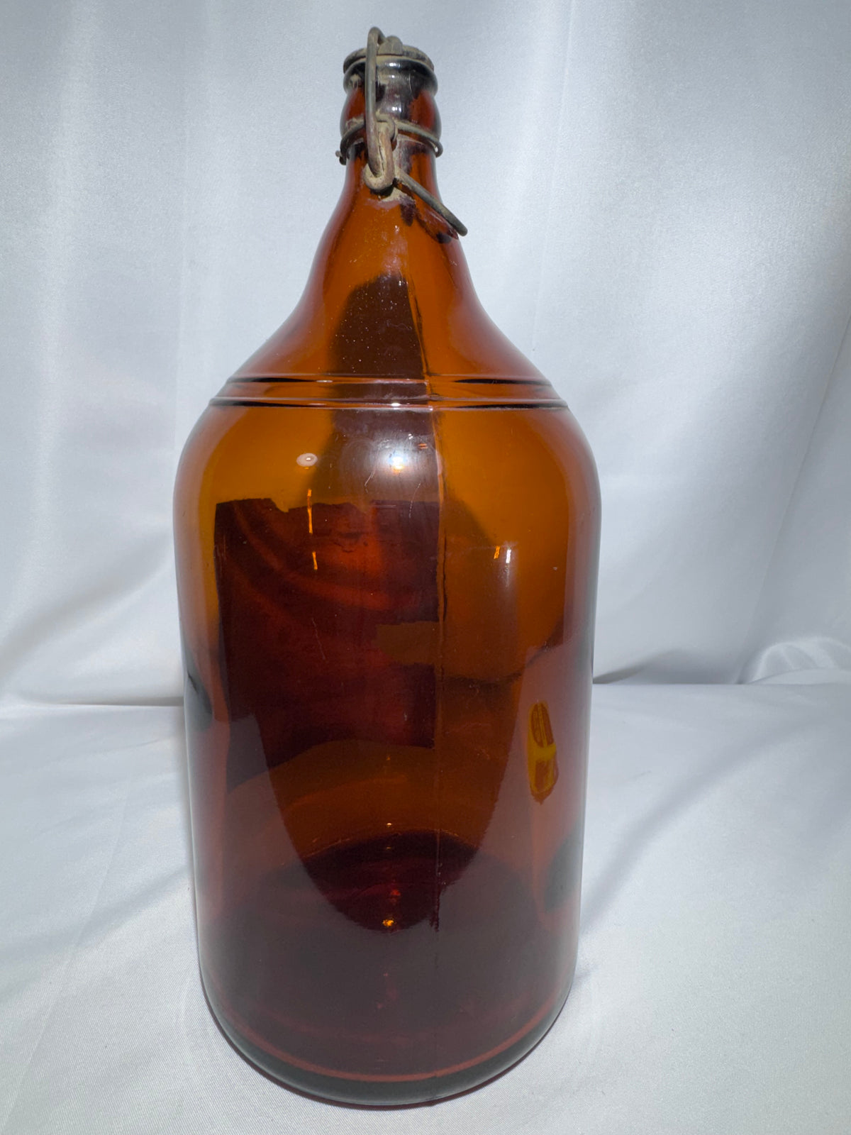 Vintage Bohemian Club All Malt Beer Bottle – Half-Gallon Amber Glass – Spokane, Washington
