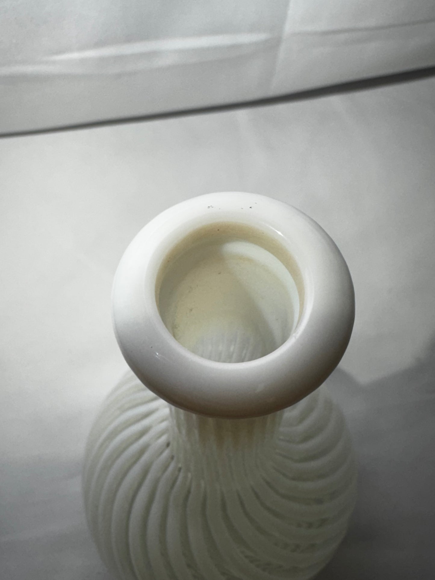 Antique EAPG Hobbs Glass Co. White Opalescent Swirl Barber Bottle – c. 1888