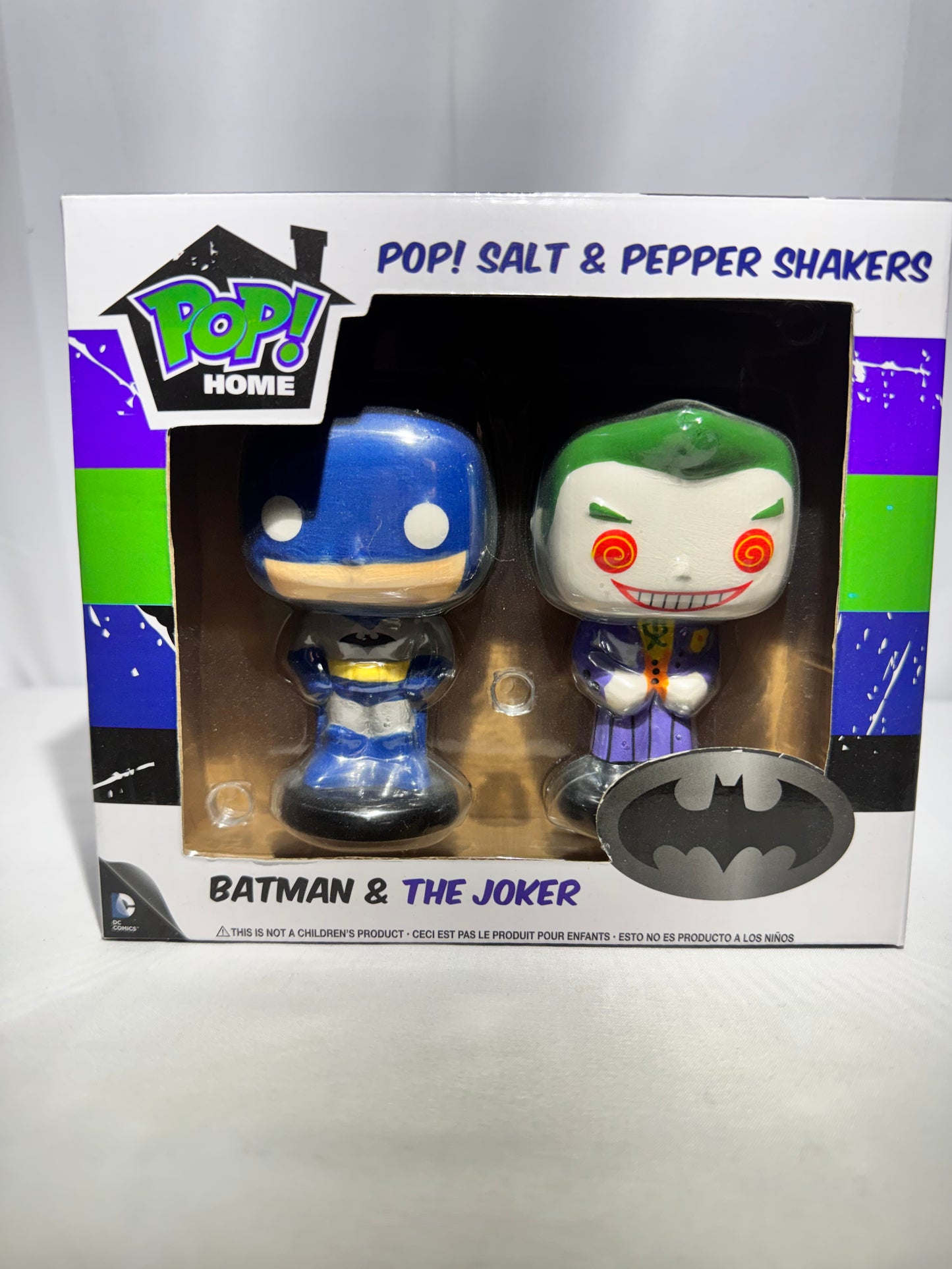DC Comics Funko Pop! Home Batman & Joker Salt & Pepper Shaker Set w/ Original Box