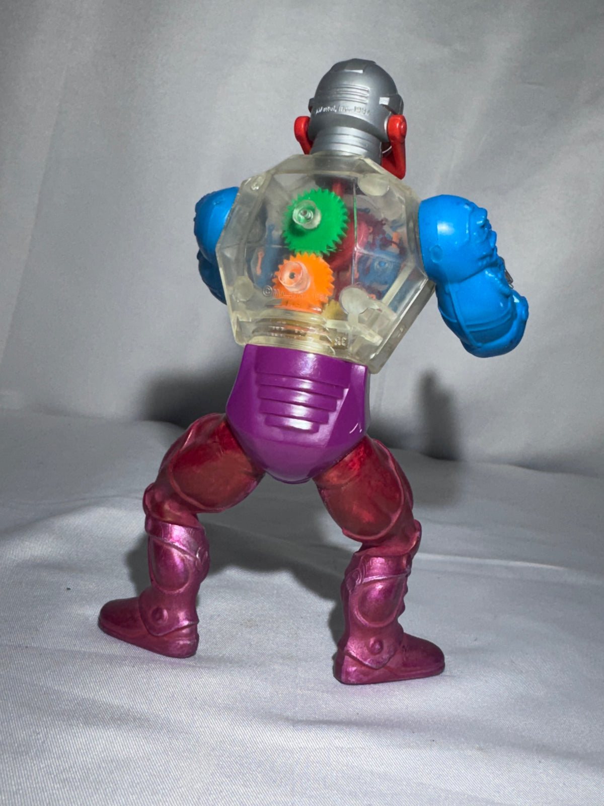 Vintage 1984 Mattel MOTU Roboto Action Figure Masters of the Universe w/ Attachment