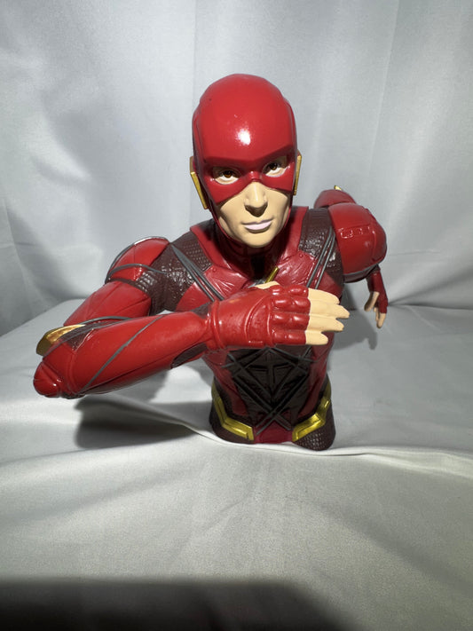DC Comics The Flash Bust Bank Monogram Direct #45794 PVC Coin Bank w/ Stopper