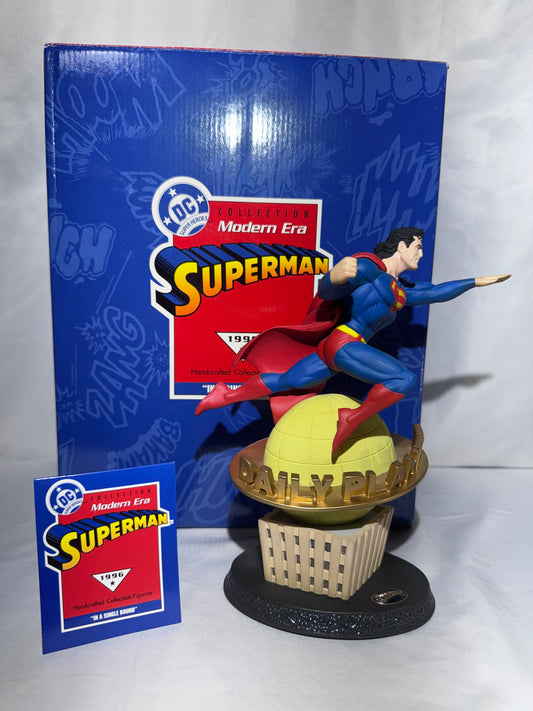 Hallmark 1996 DC Super Heroes Modern Era Superman “In a Single Bound” Figurine