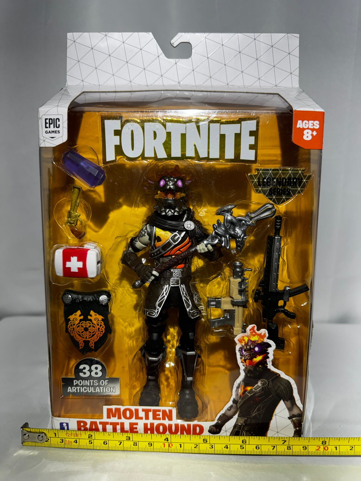 Fortnite Legendary Series Molten Battle Hound Action Figure – 6” – 2019