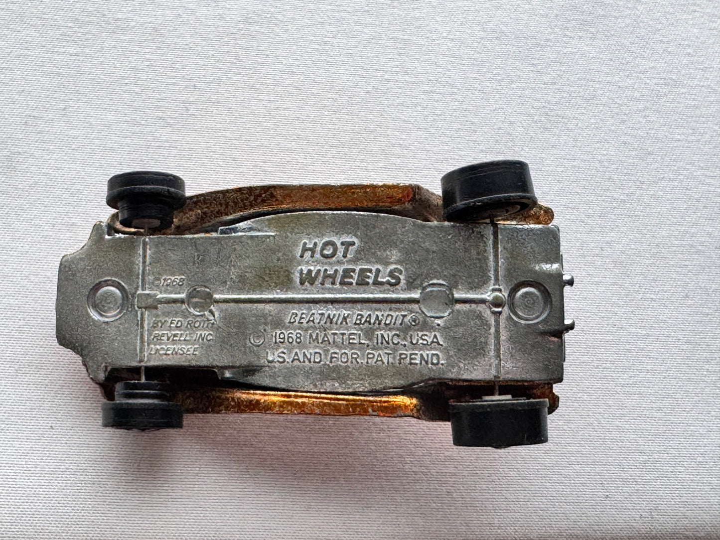 Hot Wheels Redline Beatnik Bandit – Orange/Copper – 1968 Vintage Ed Roth