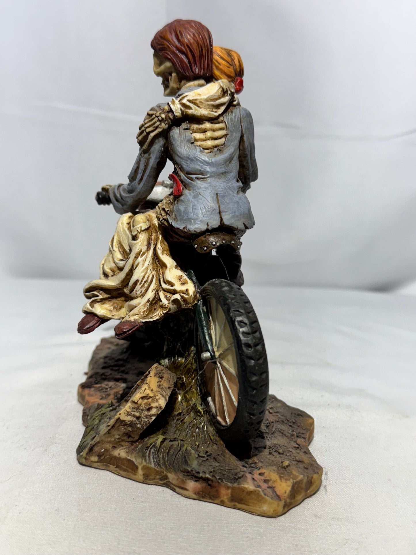 “Hitch a Ride” Skeleton Wedding Figurine – Love Never Dies - Summit Collection