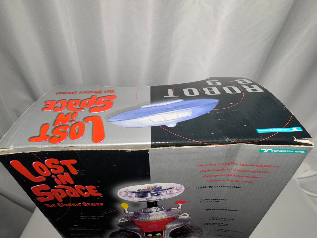 1997 Trendmasters Lost in Space Robot B-9 Electronic Action Figure – Classic Series – Original Box