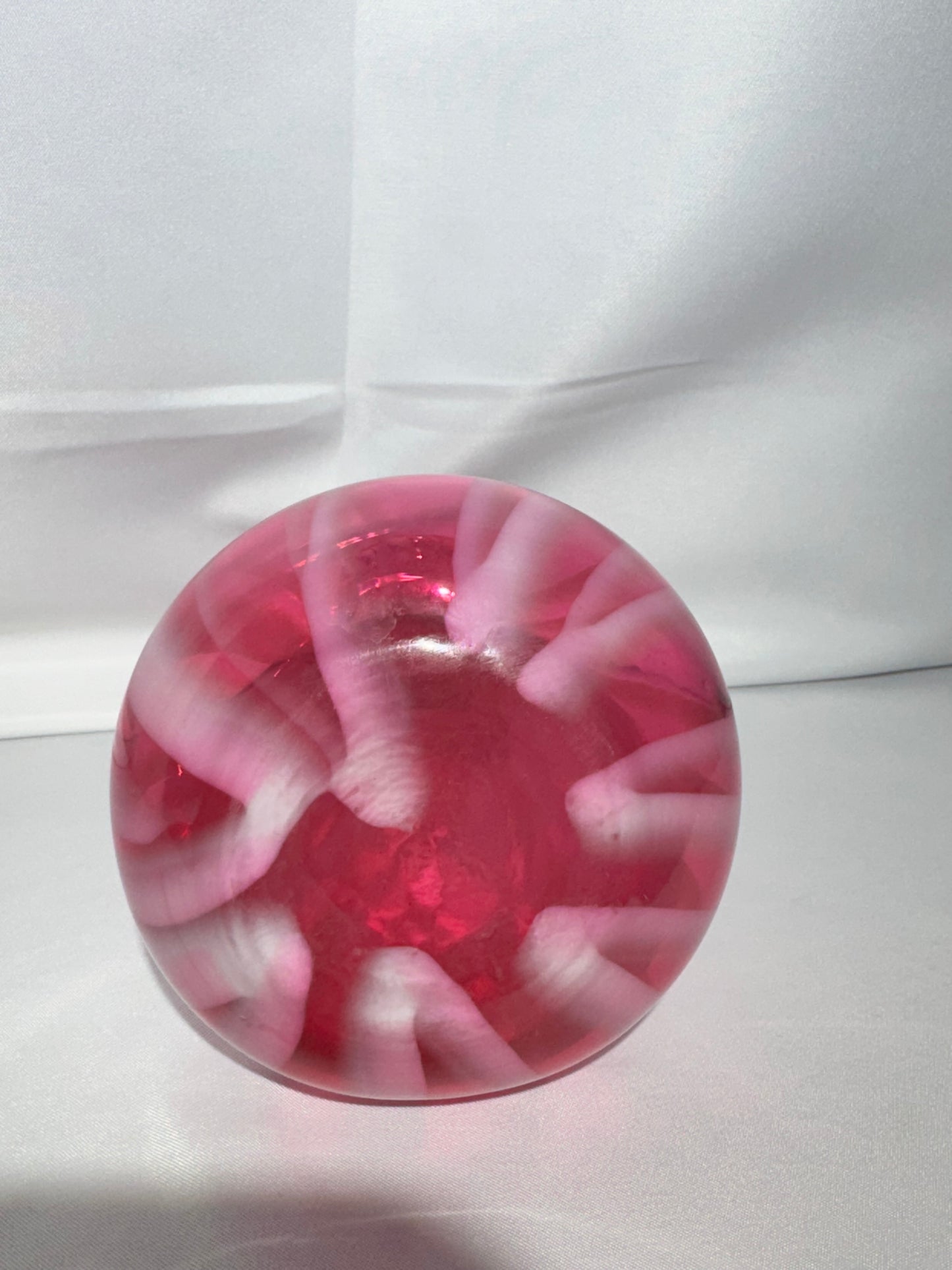 Vintage Cranberry Opalescent Barber Bottle – Spiral Optic Art Glass