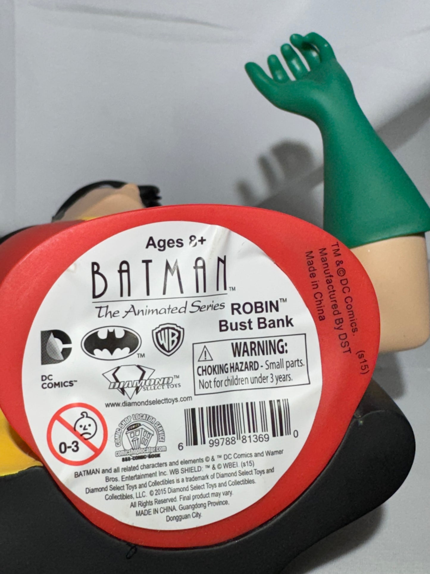 Robin Bust Bank Batman The Animated Series 2015 Diamond Select Toys DC Comics Warner Bros