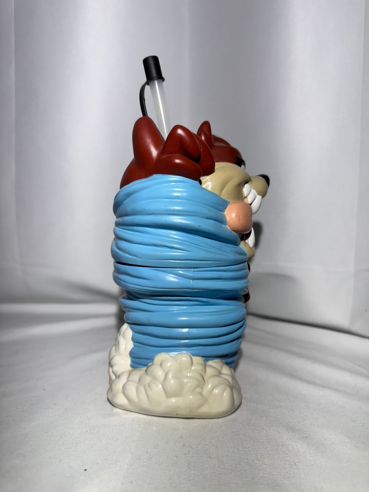 Vintage 1996 Warner Bros. Taz Bottle / Sip Cup – Looney Tunes – Monogram