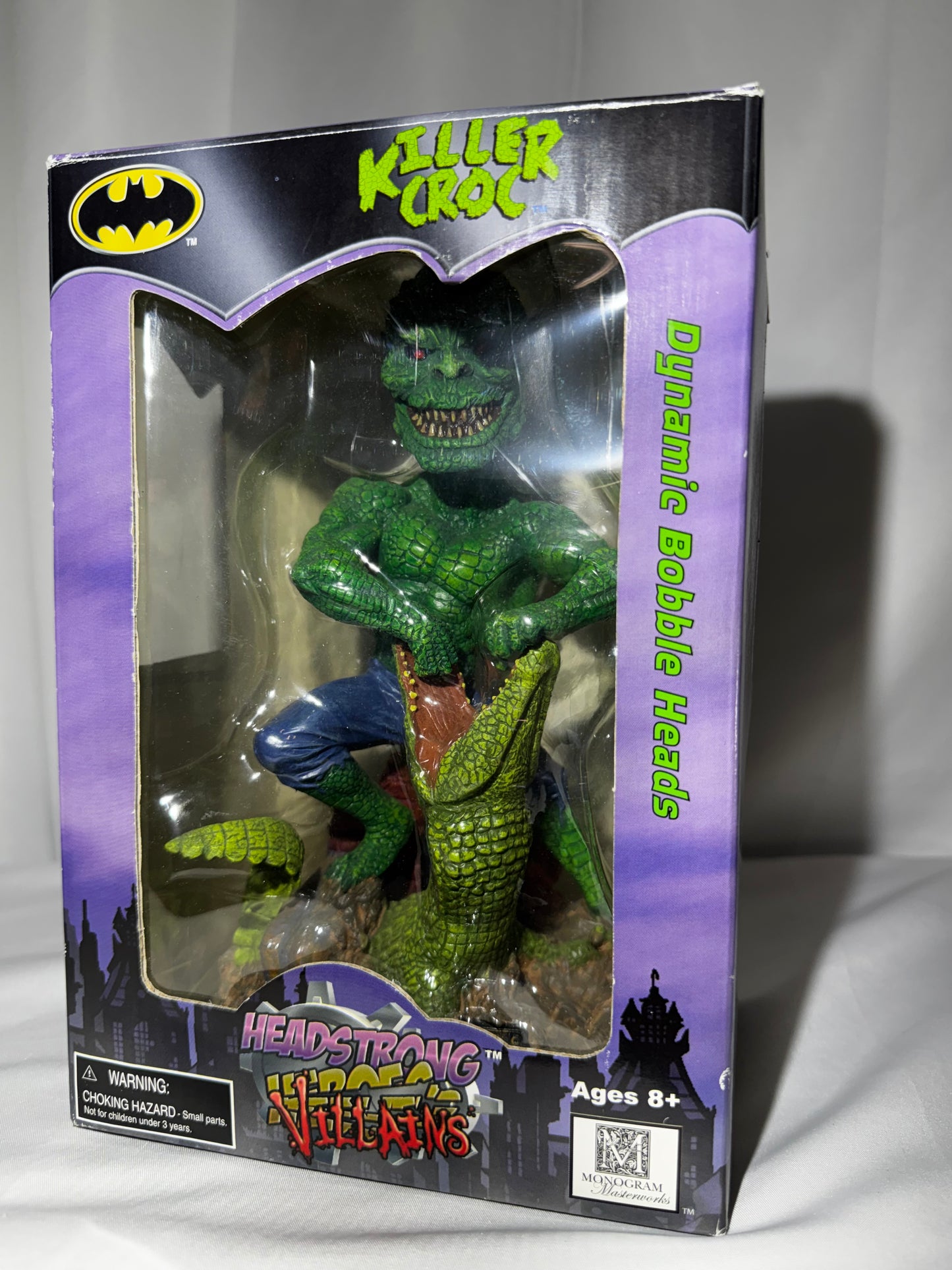 Monogram Masterworks 2004 DC Villains Killer Croc Headstrong Dynamic Bobble Head