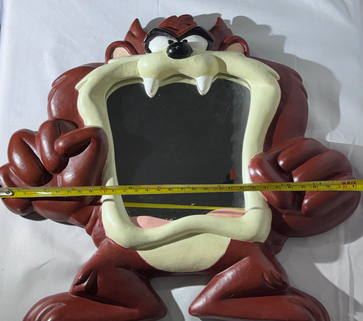 Vintage Looney Tunes Tasmanian Devil Taz Molded Wall Mirror – Taz Collectible