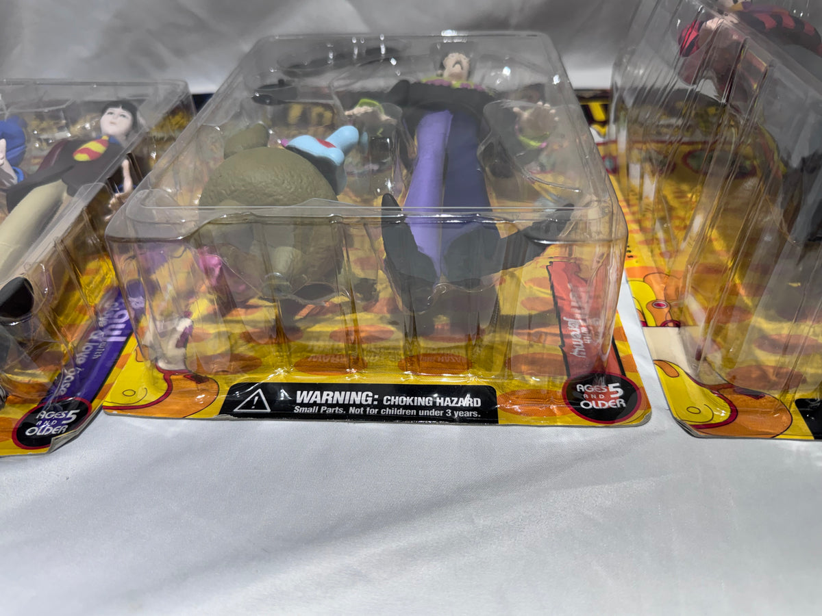 1999 McFarlane Toys The Beatles Yellow Submarine Action Figures – Complete Set of 4 – Factory Sealed