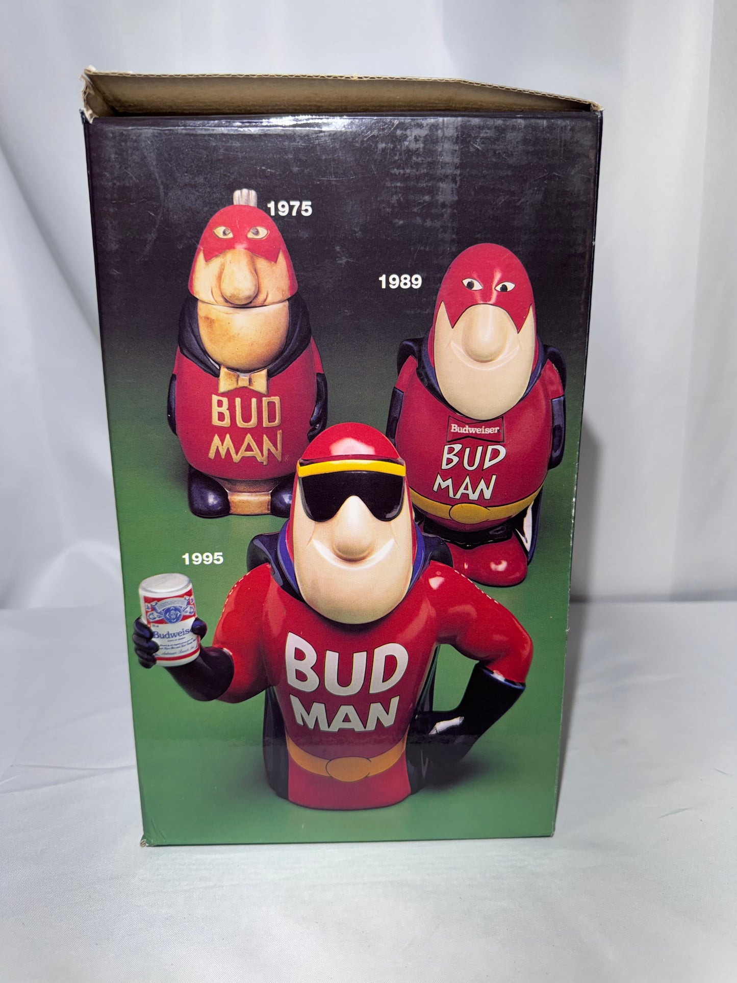 1999 Budweiser Bud Man 30th Anniversary Stein CS401 – 1999 – Original Box