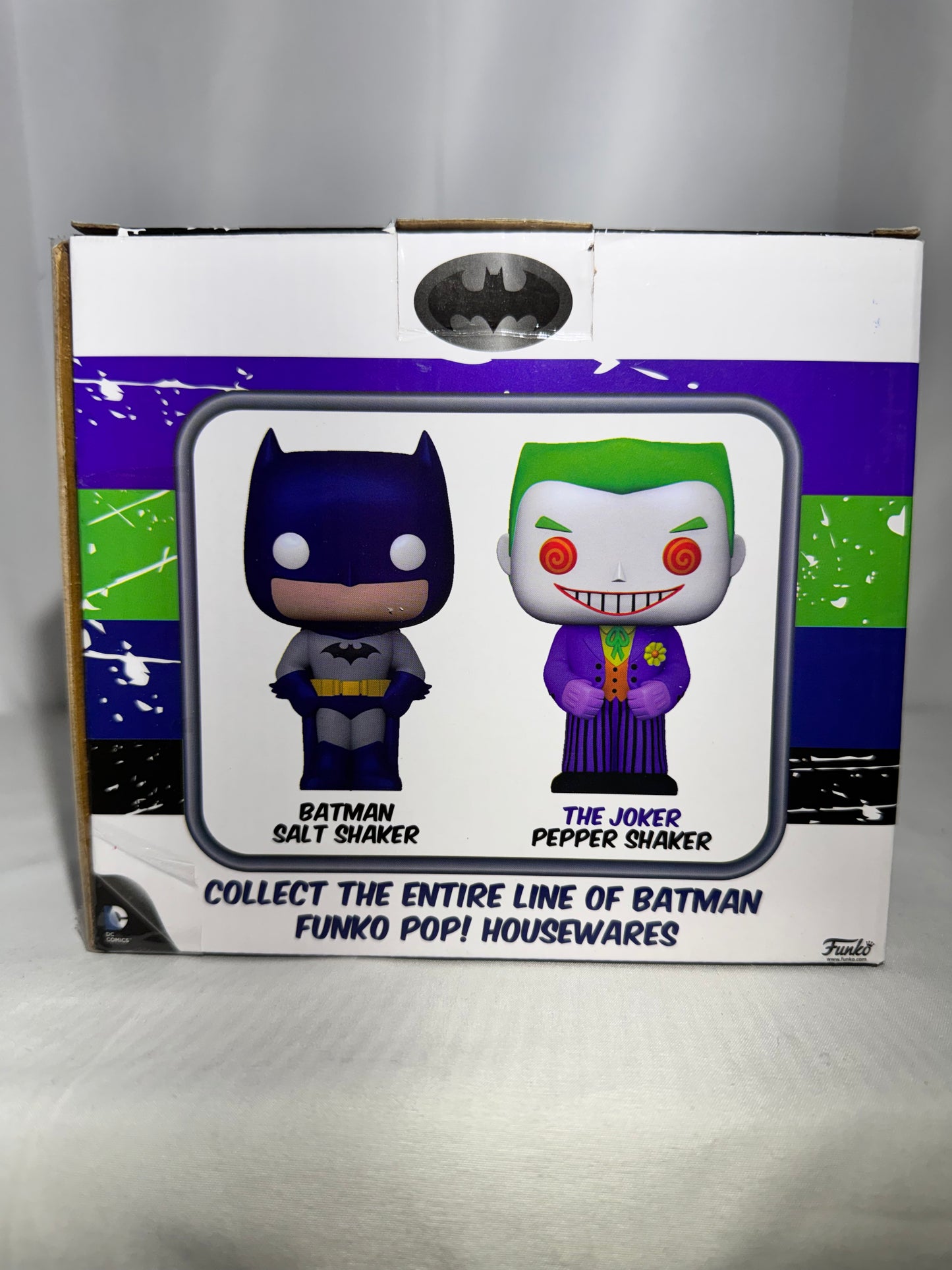 DC Comics Funko Pop! Home Batman & Joker Salt & Pepper Shaker Set w/ Original Box
