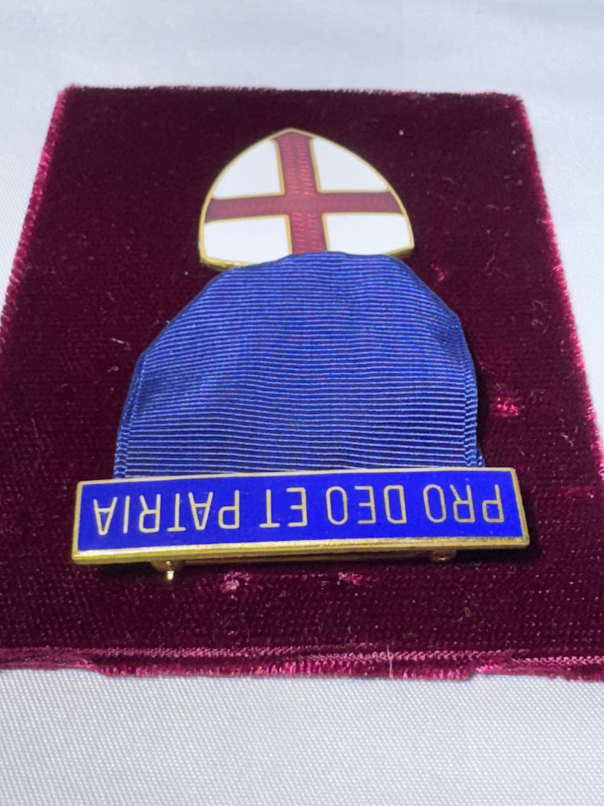 Vintage Lutheran Committee on Scouting Pro Deo Et Patria Award Medal with Original Case & Paperwork