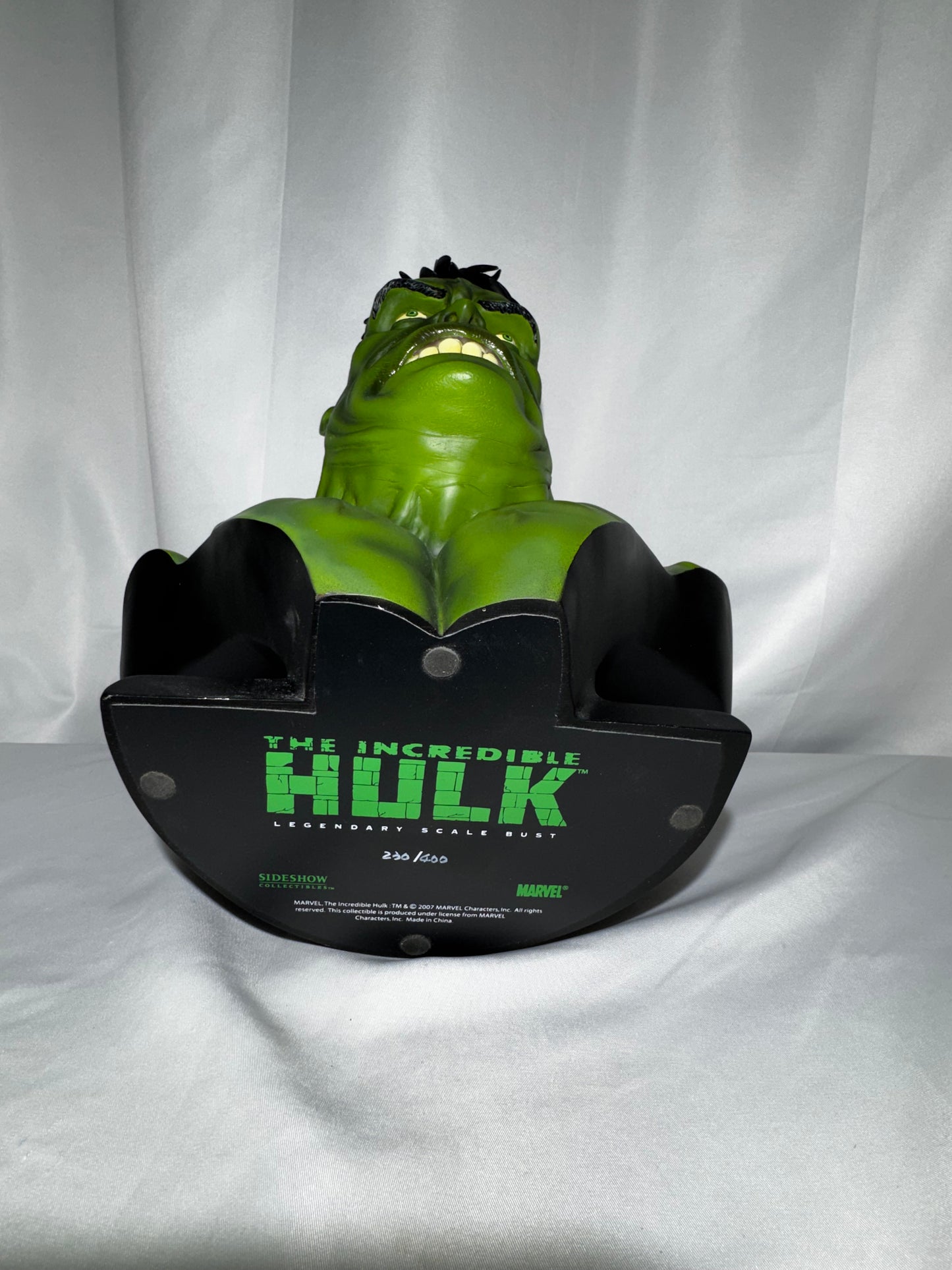 Sideshow Collectibles Legendary Scale Hulk Bust #230/400 Marvel Statue w/ Box 10.5”