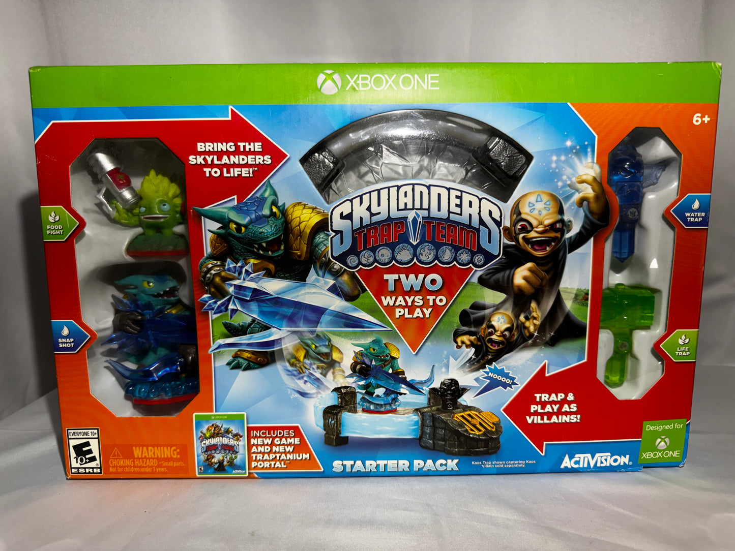 Skylanders Trap Team Starter Pack Xbox One 2014 – Food Fight, Snap Shot, 3 Traps