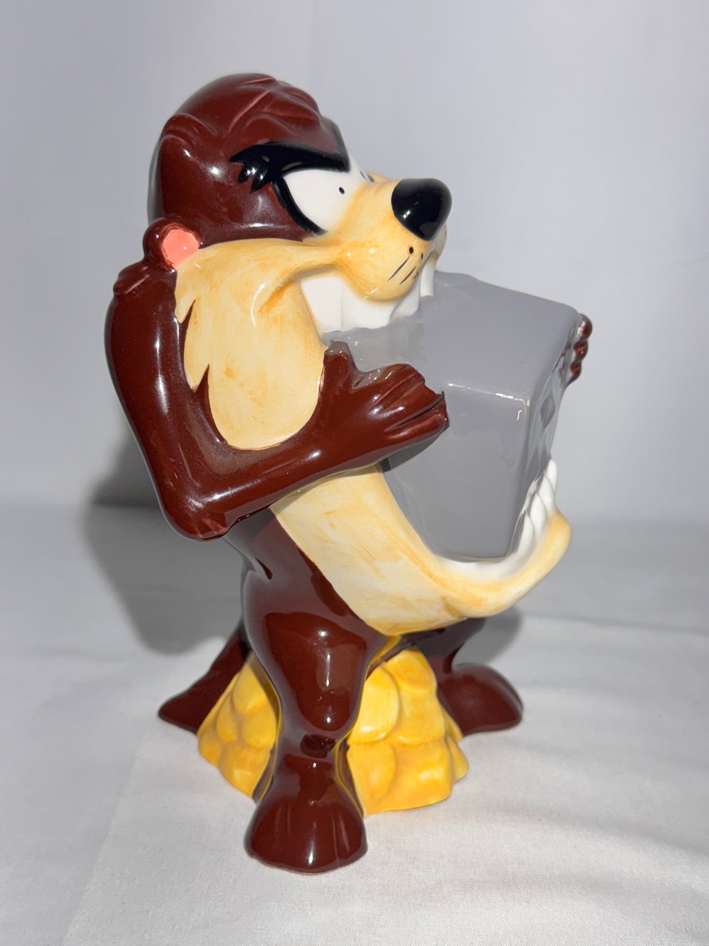 1996 Taz Ceramic Piggy Bank – Tropical Diffusion – Warner Bros Looney Tunes