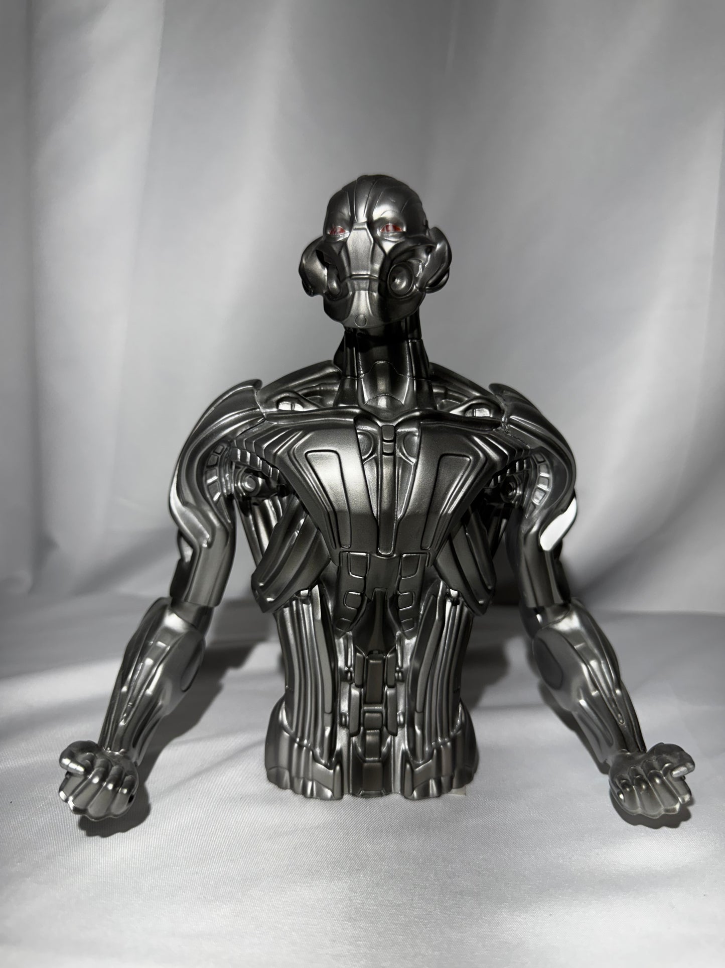 Monogram Marvel Avengers Age of Ultron Thanos Bust Bank Silver Finish Coin Bank 7.5”