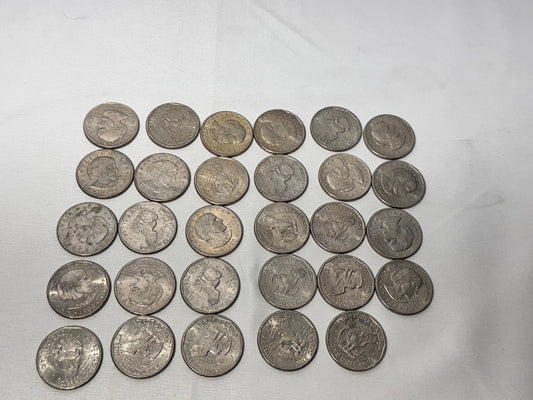 Set of 29 Susan B. Anthony One Dollar Coins