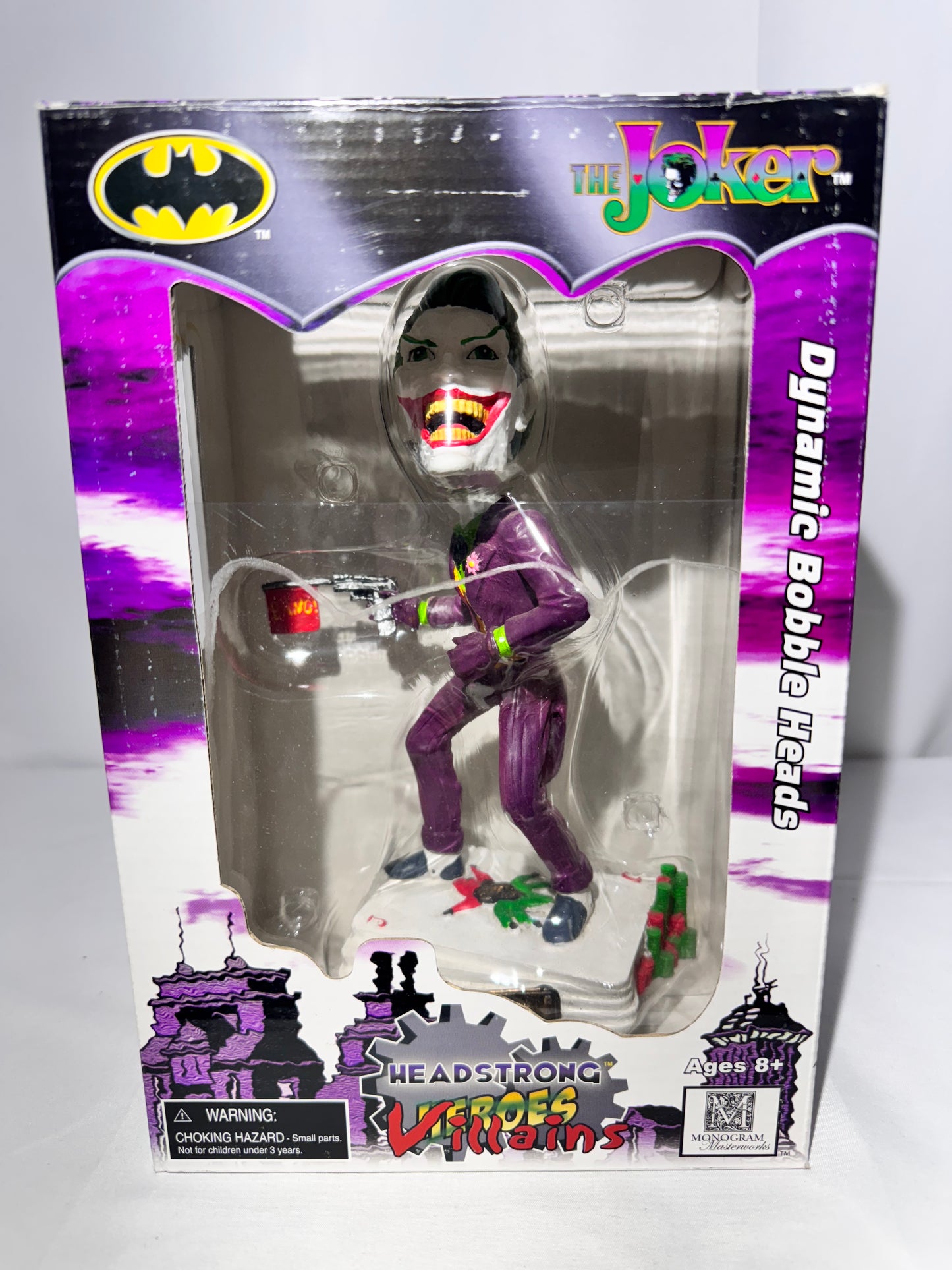 Dynamic Bobbleheads – Headstrong Villains: The Joker - Warner Brothers- DC Comics
