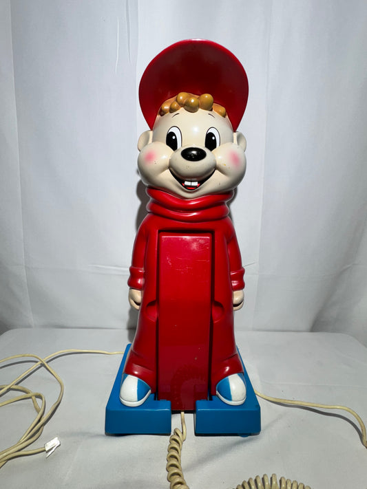 Vintage 1984 Alvin and the Chipmunks Landline Phone – Rare Collectible – With Cords