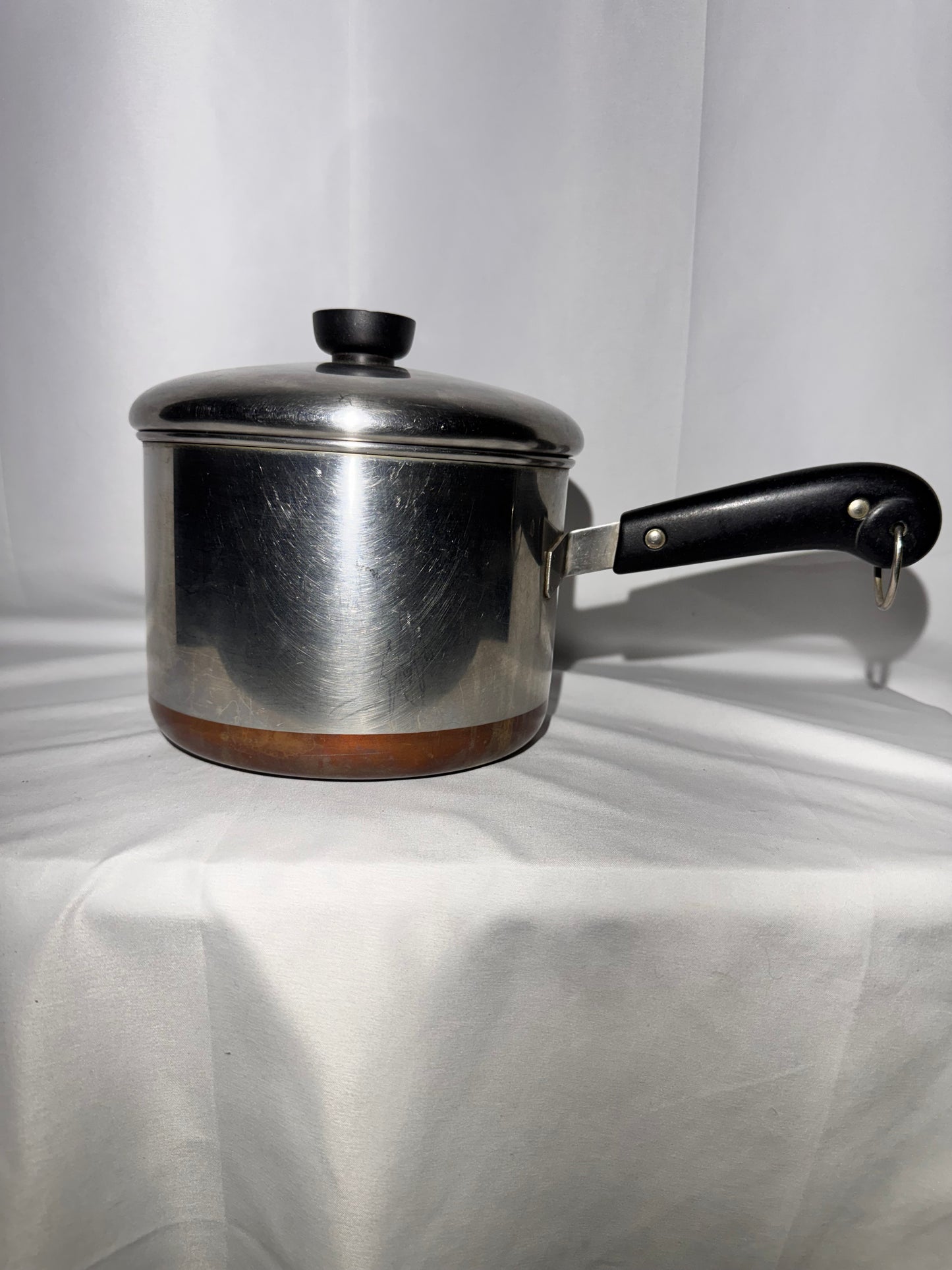 Vintage Revere Ware Copper Bottom Cookware Set – 10 Pieces w/ Lids | Bakelite Handles