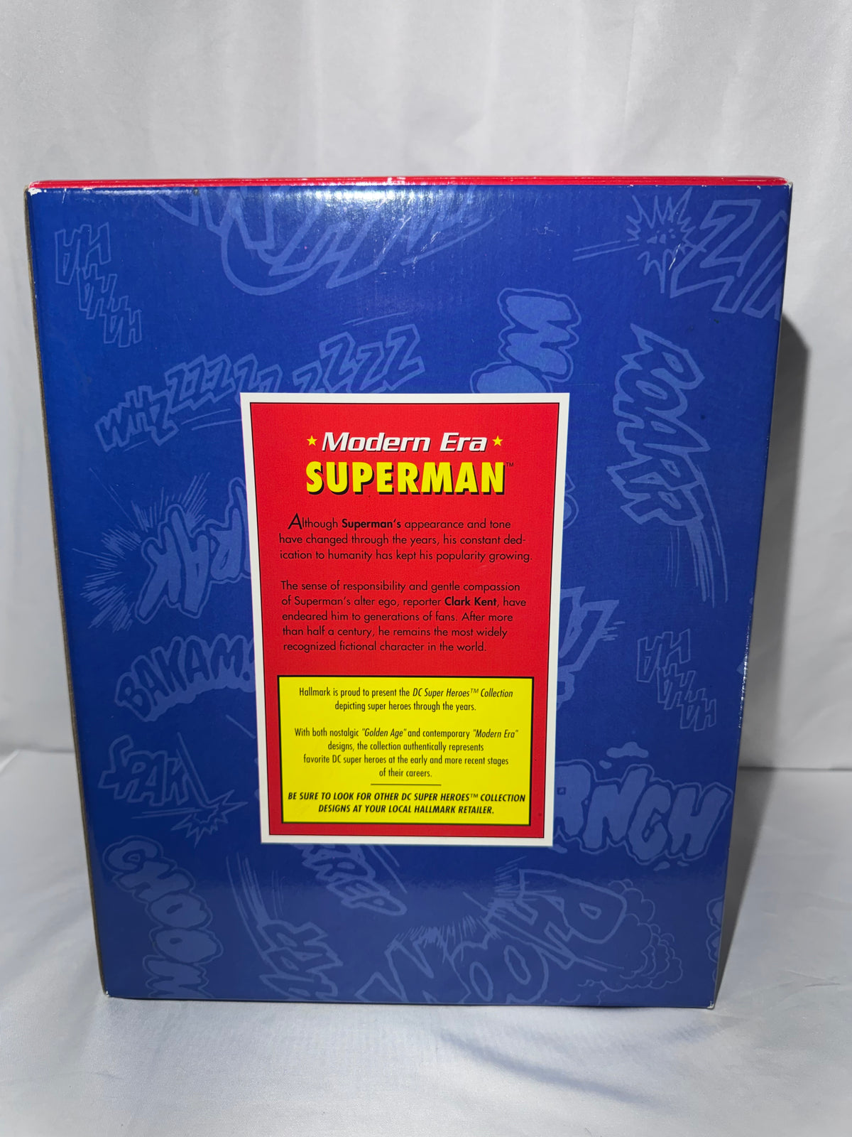 Hallmark 1996 DC Super Heroes Modern Era Superman “In a Single Bound” Figurine