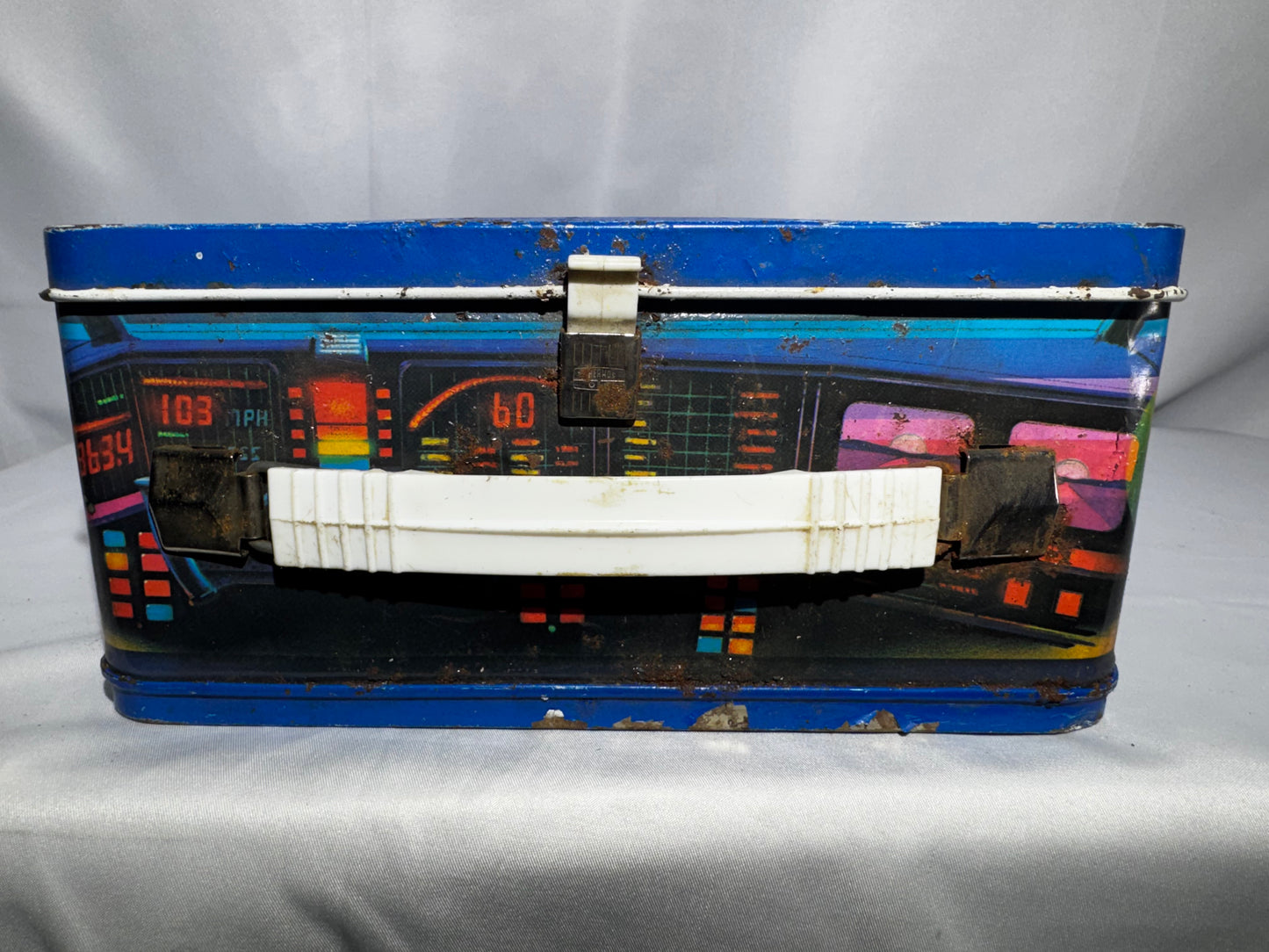 Vintage 1983 Knight Rider Metal Lunchbox – Thermos – David Hasselhoff & KITT