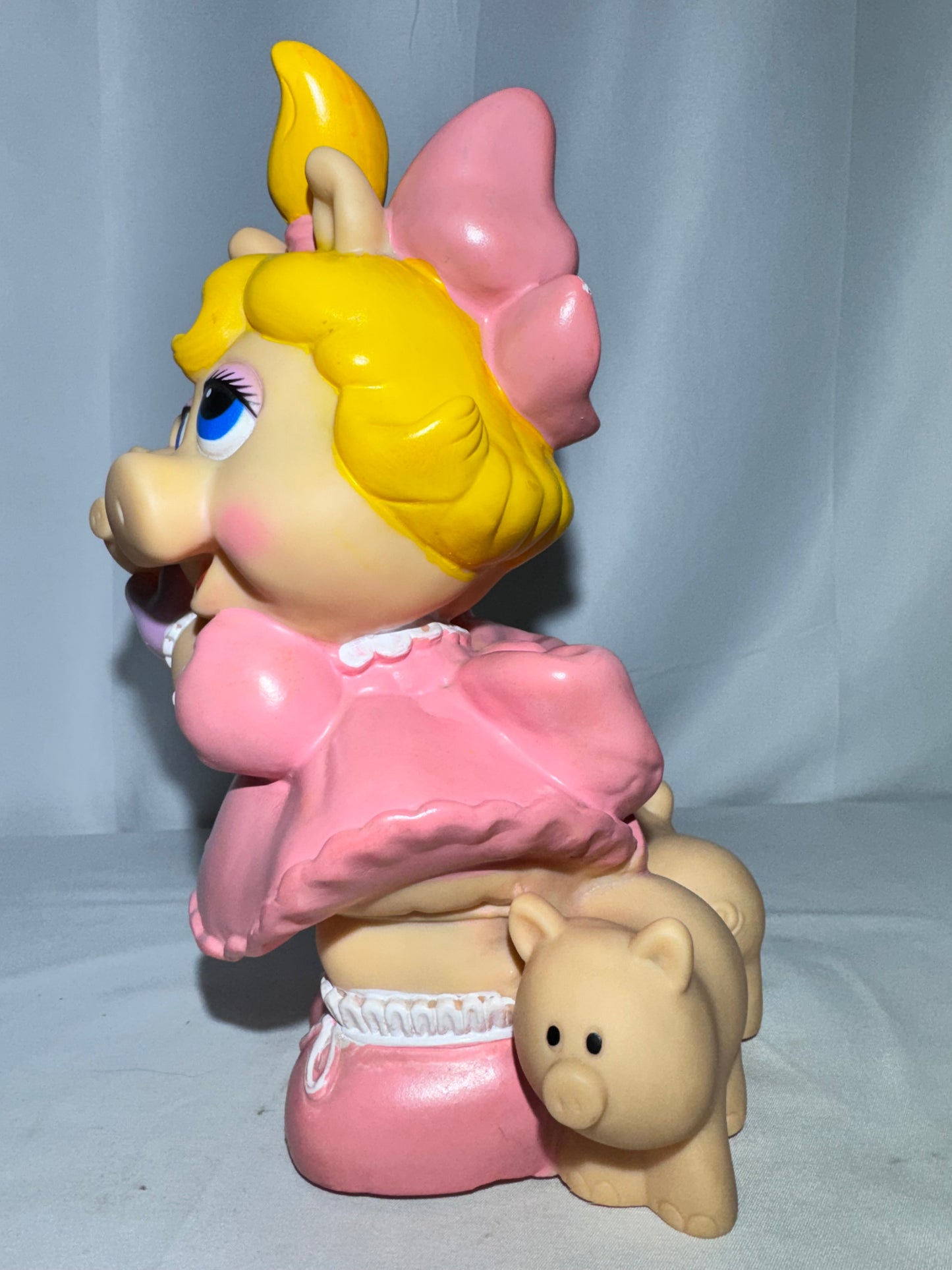Vintage 1989 Miss Piggy Piggy Bank – ILLCO Toys / Jim Henson Muppet Character
