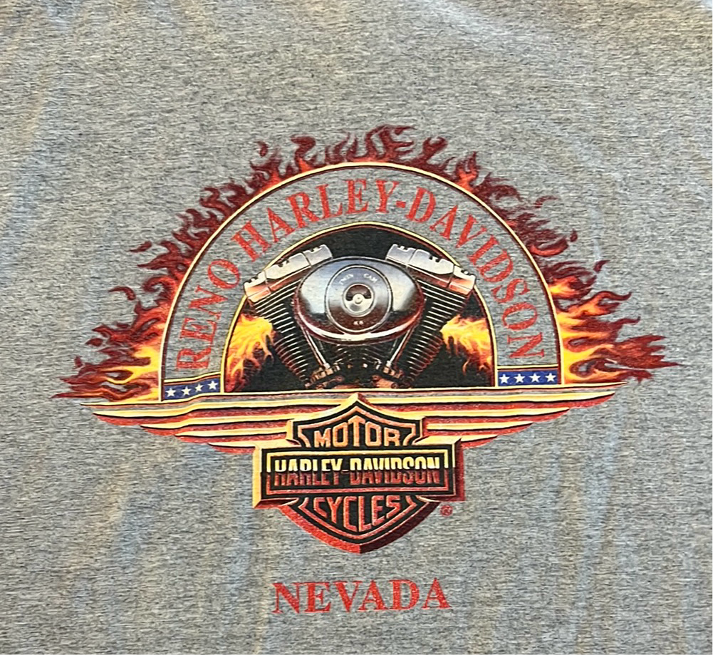 Harley Davidson light gray T-shirt