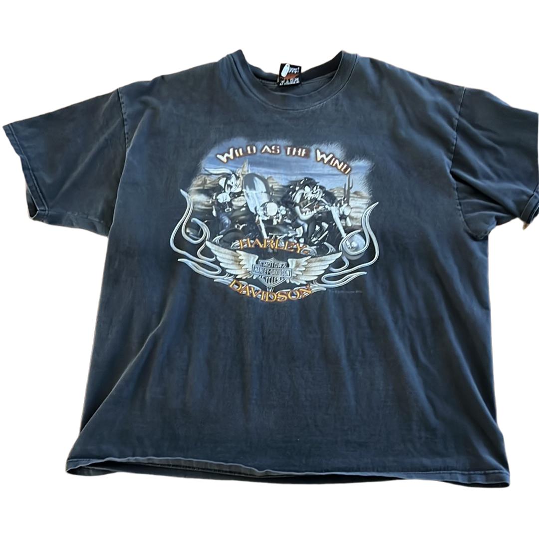 Looney Tunes “wild as the wind” Harley Davidson T-shirt