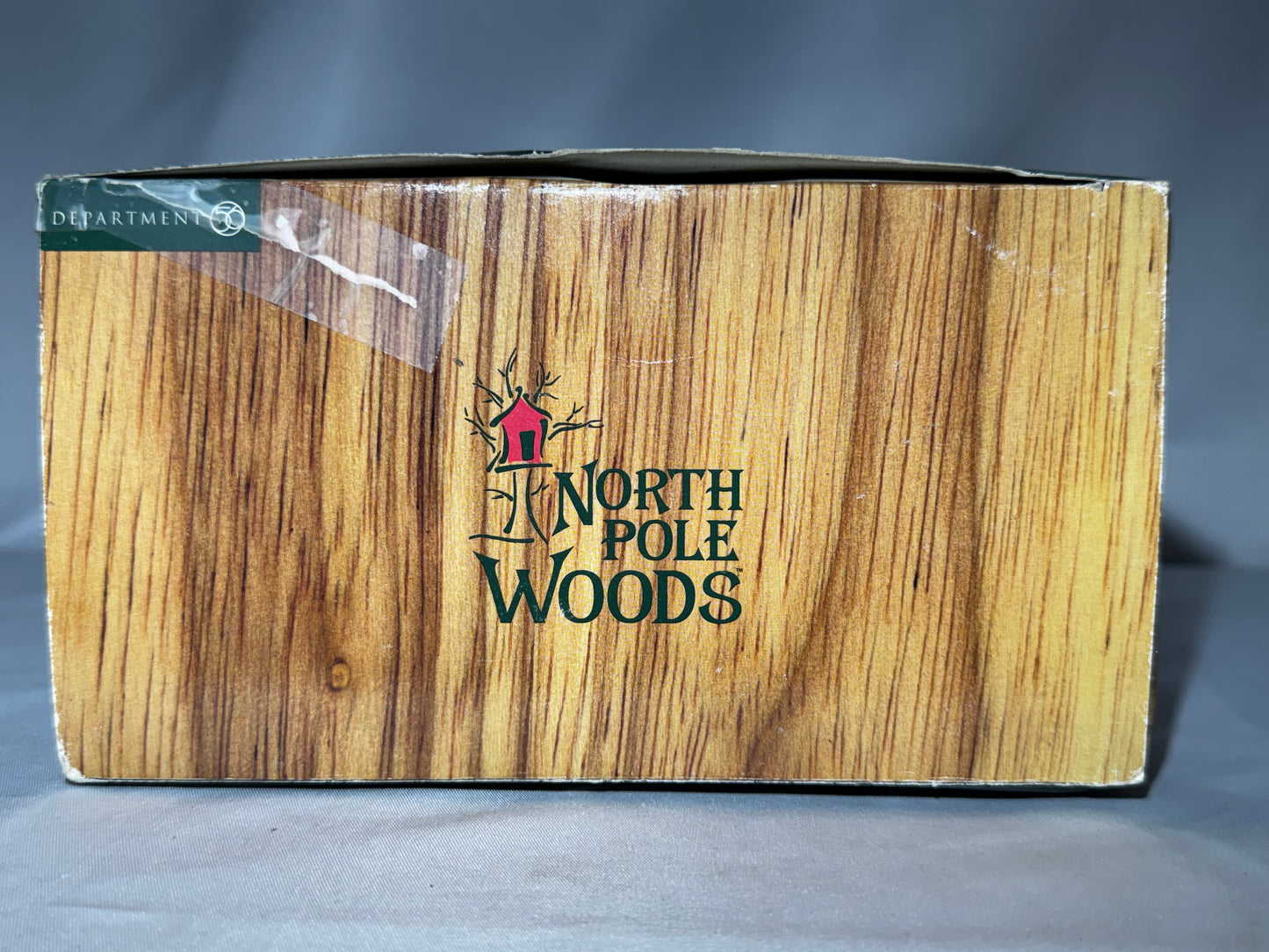Department 56 North Pole Woods Balancing Act #56932 Retired Elf Reindeer Figurine Set w/ Box