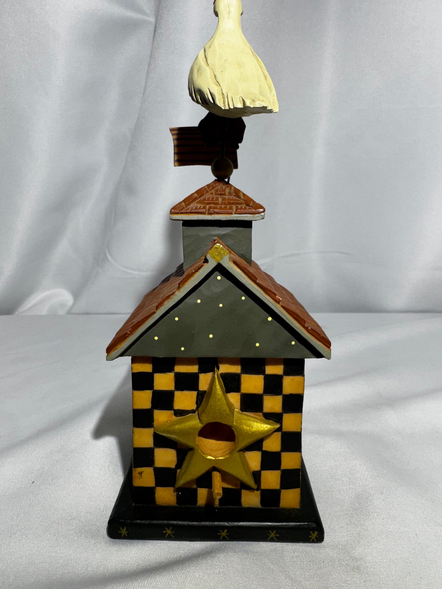 Williraye Studio WW4206 Birdhouse Figurine – Retired 1999 Folk Art Collectible
