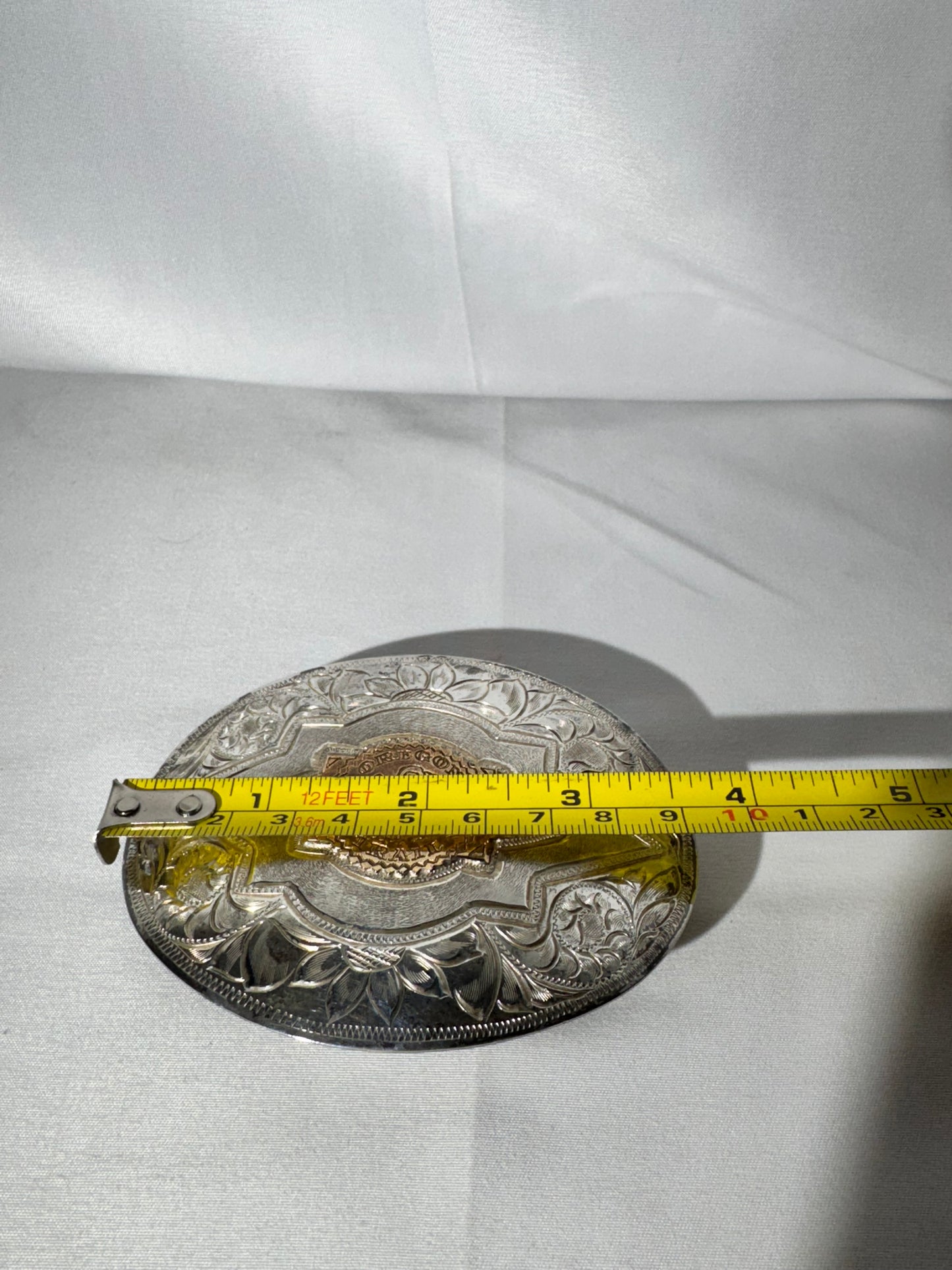 Oregon Trail 1993 Sesquicentennial Sterling Silver Belt Buckle by ZPT Silver Co.