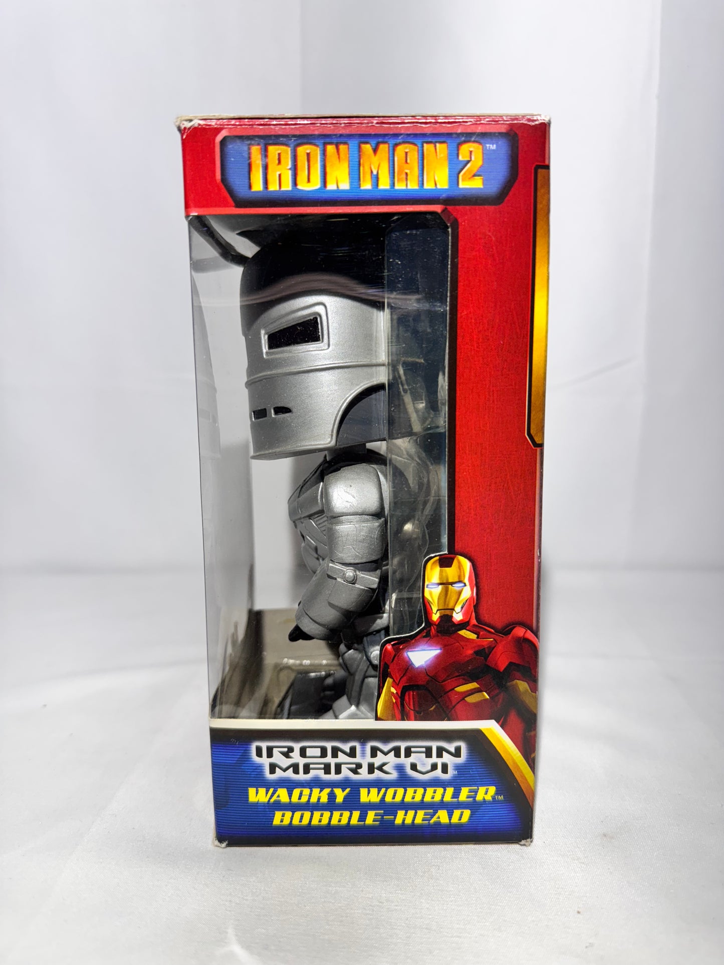 Funko Iron Man Mark VI Wacky Wobbler Bobblehead – Original Box- Marvel 2010