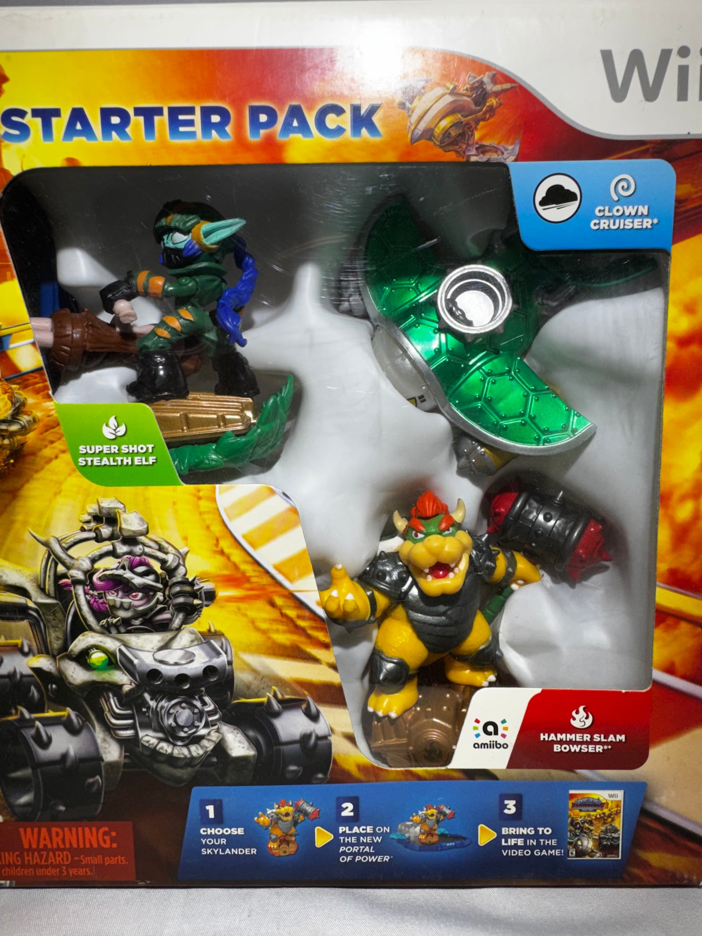 Skylanders SuperChargers Racing Starter Pack Nintendo Wii 2015 Hammer Slam Bowser