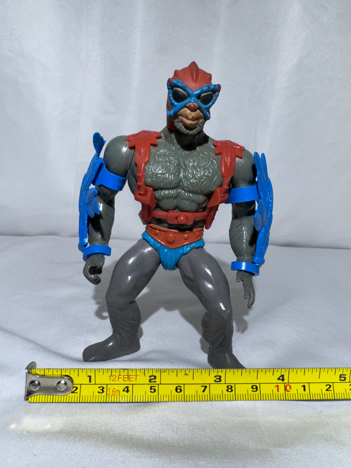 Vintage 1981 Mattel Masters of the Universe Stratos Action Figure with Mini-Comic