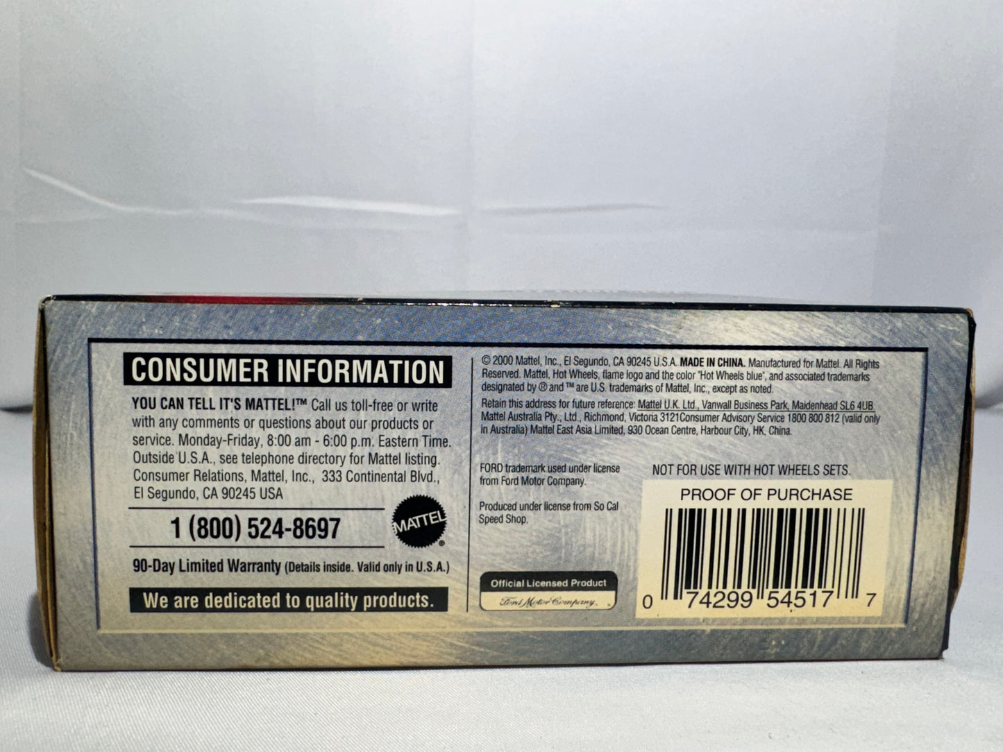 Hot Wheels 1932 Ford Sedan – SoCal Speed Shop Team Red & White Limited Edition Diecast (Mattel)