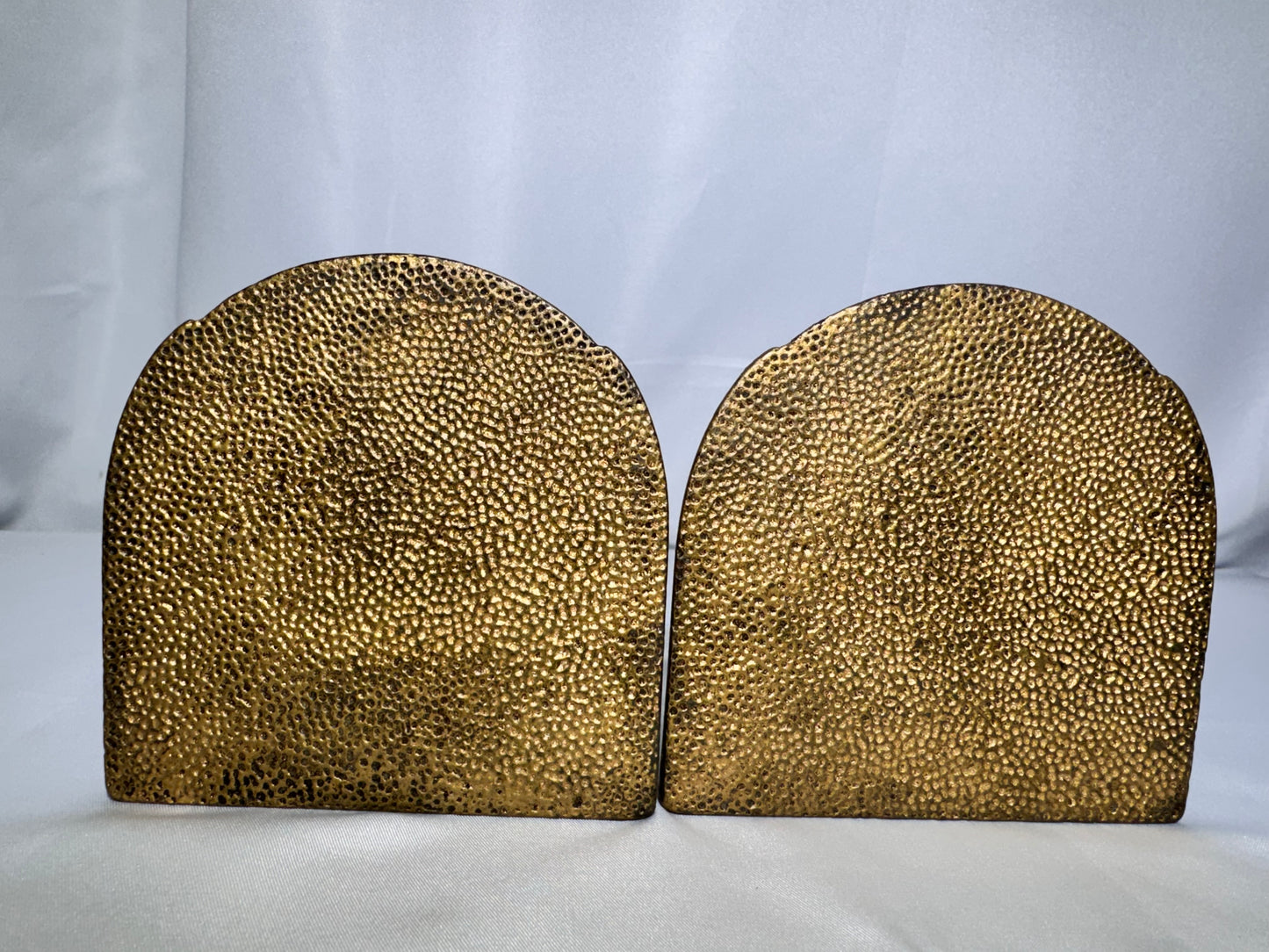 Vintage “End of the Trail” Cast Iron Bookends – Gold Tone Finish