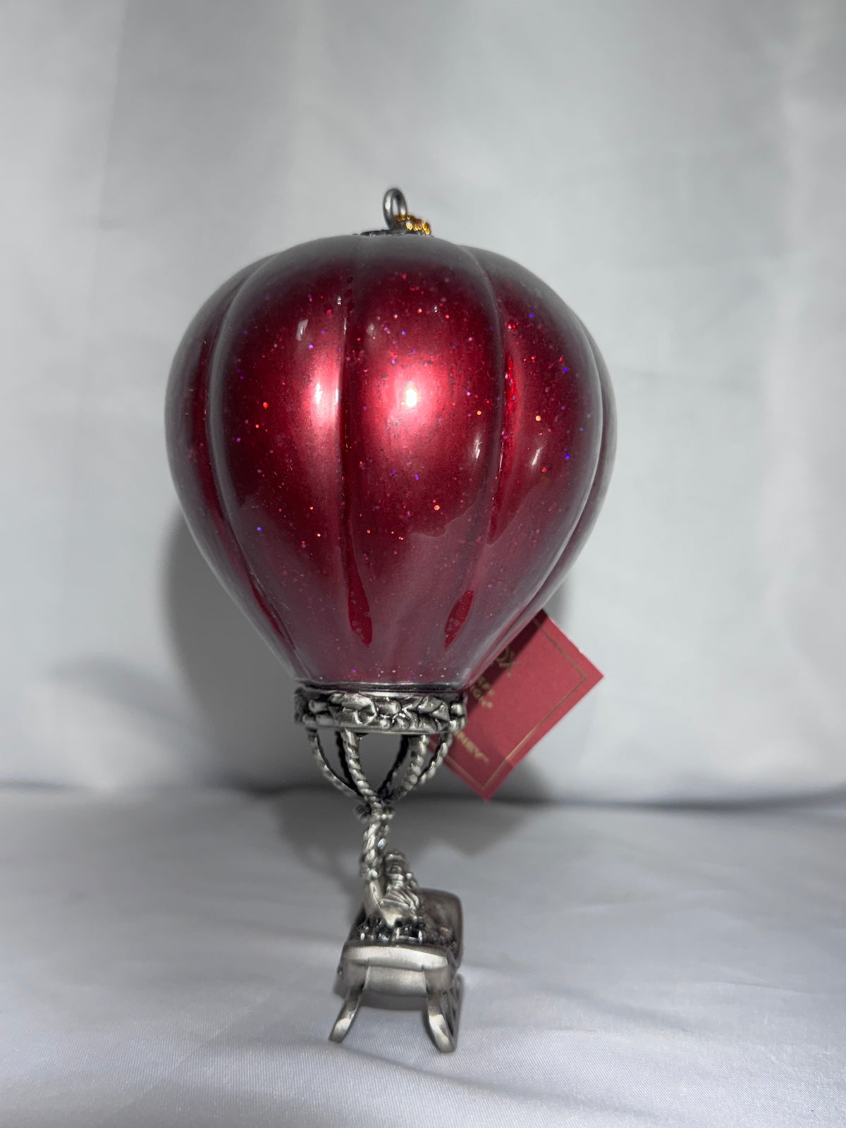 Lenox Kirk Stieff Collection – Santa’s Journey Hot Air Balloon Christmas Ornament – 1998 First in Series