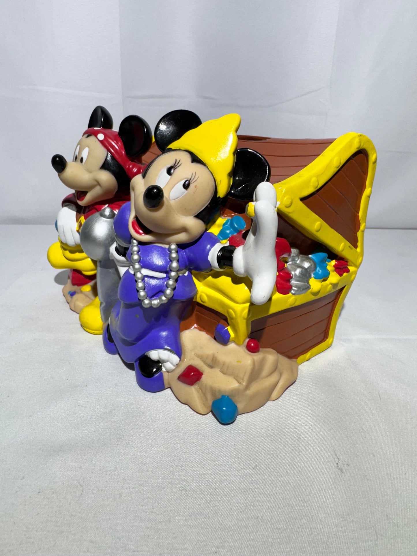 Disney Mickey & Minnie Pirate Treasure Chest Coin Bank