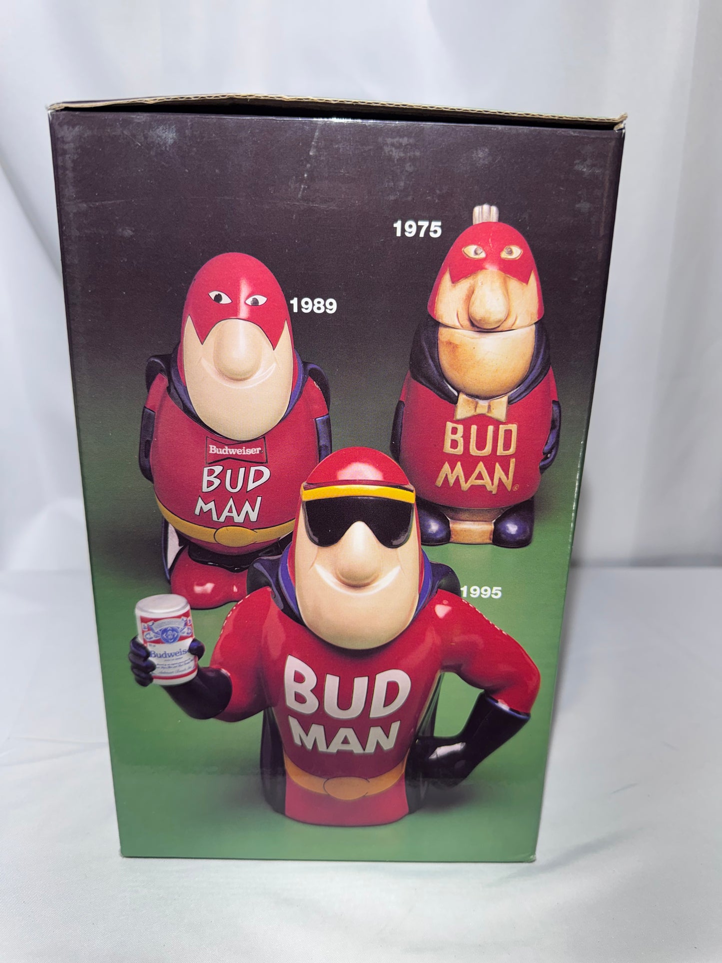 1999 Budweiser Bud Man 30th Anniversary Stein CS401 – 1999 – Original Box