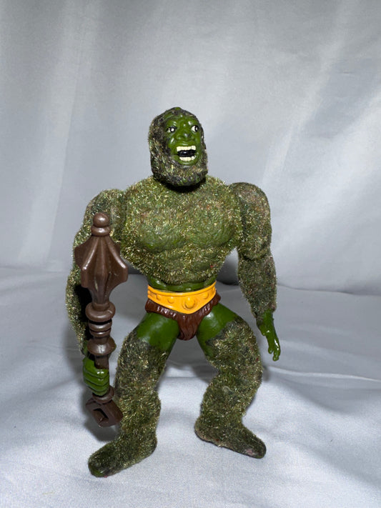 Vintage 1985 MOTU Moss Man Action Figure Mattel Masters of the Universe w/ Mace
