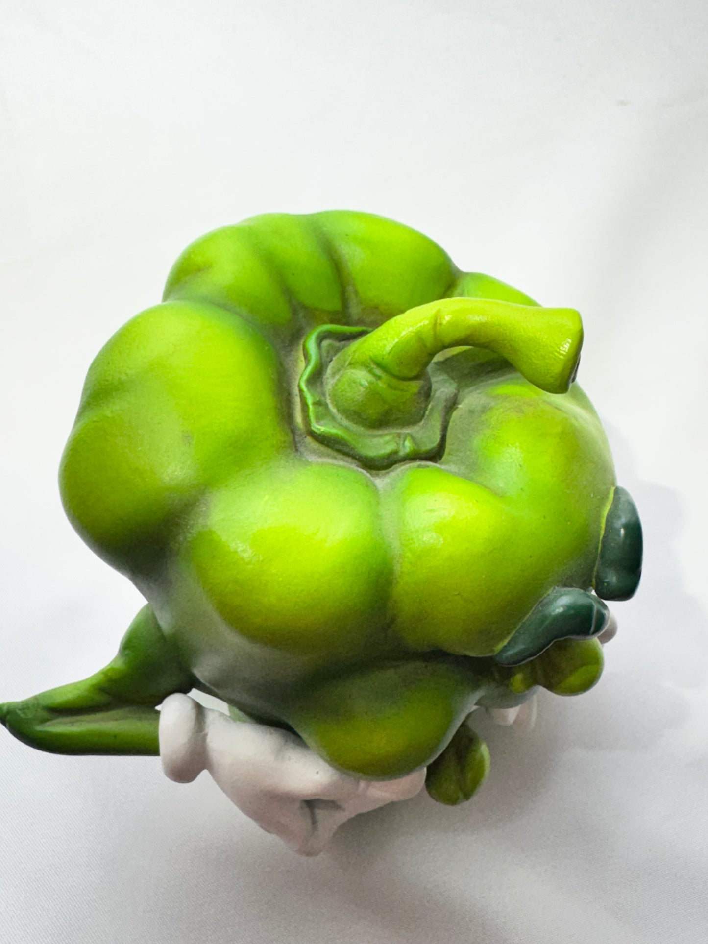 Vintage Giggling Groceries Green Bell Pepper Ceramic Figurine