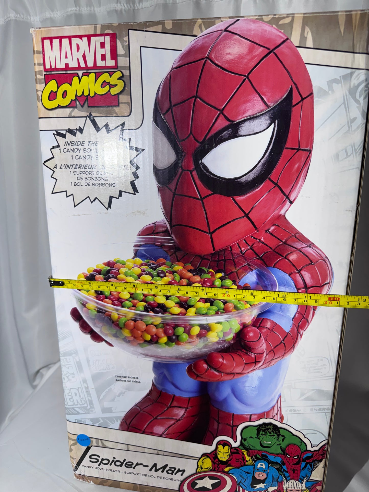 Rubie’s Marvel Spider-Man Candy Bowl Holder – Original Box
